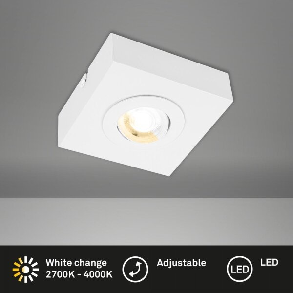 Briloner 3996016 - LED Bodové svietidlo CTS LED/4W/230V 2700/4000K biela