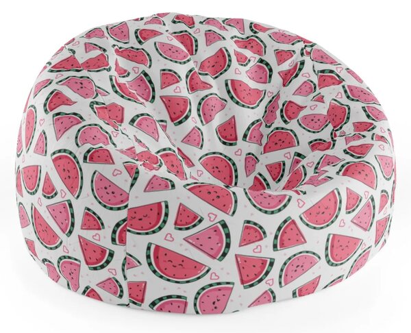 Sablio Sedací vak Cocoon Vodný melón - 75 x 45 x 35 cm