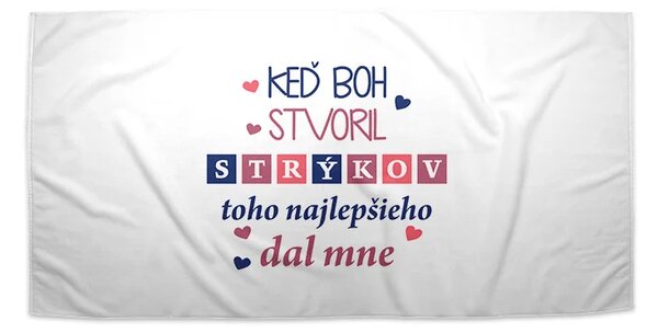 Sablio Uterák Keď Boh stvoril strýkov - 30x50 cm