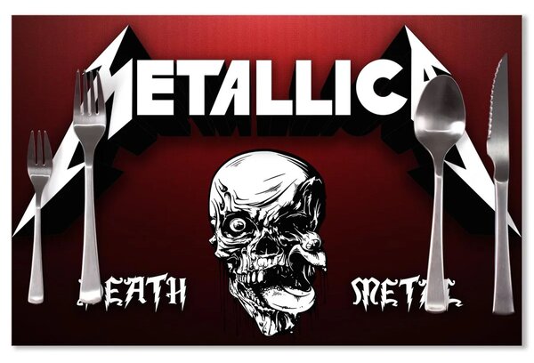 Sablio Prestieranie METALLICA Death metal: 40x30cm