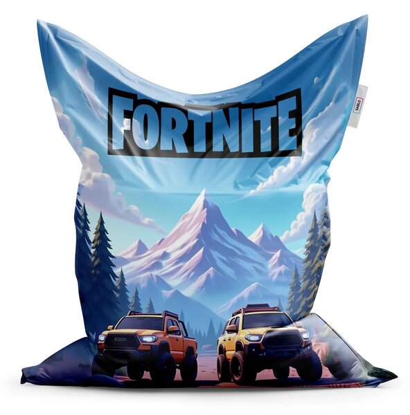Sablio Sedací vak FORTNITE Off-road autá - 150x100 cm
