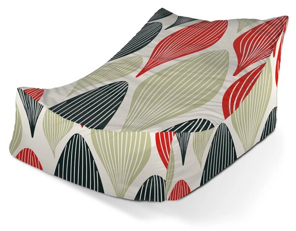 Sablio Sedací vak Lounge Hravé 60. roky - 80 x 95 x 50 cm