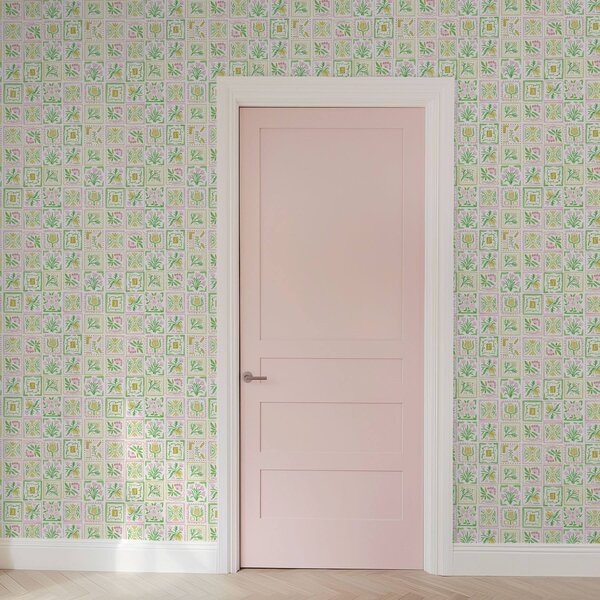 Tapety Jarný botanický patchwork, Tapety kvety, a01082 : Uwalls.sk