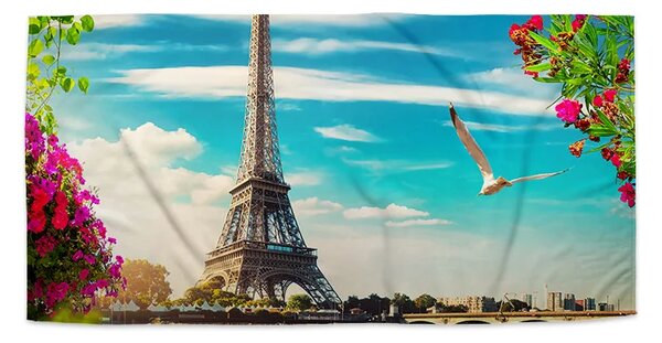 Sablio Uterák Paríž Eiffelova veža Mraky - 30x50 cm