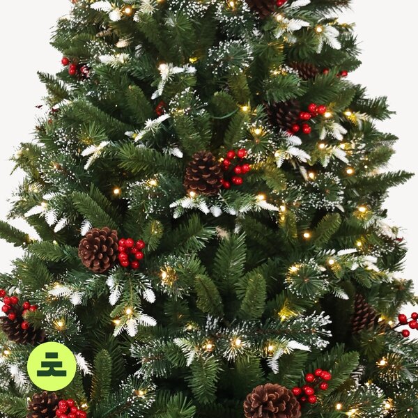 Borovica Zasnežená 300 LED 150 cm