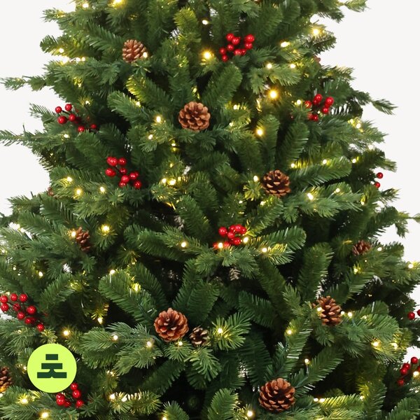 Smrek Zdobený 300 LED 150 cm