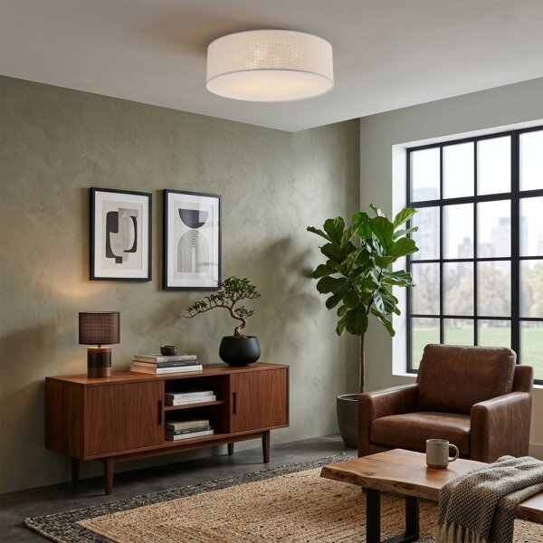 Brilagi - Stropné svietidlo SIRIJA MODERN 4xE27/60W/230V priemer 45 cm biela