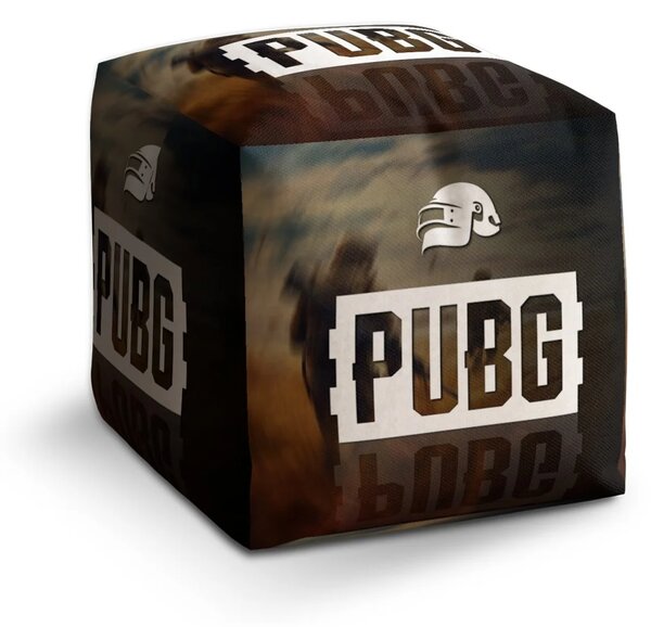 Sablio Taburet Cube PUBG Vojaci - 40x40x40 cm