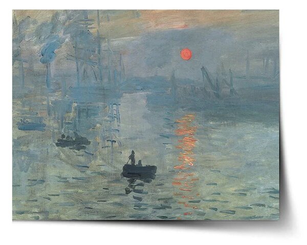 Sablio Plagát Impresia, východ slnka - Claude Monet - 60x40 cm