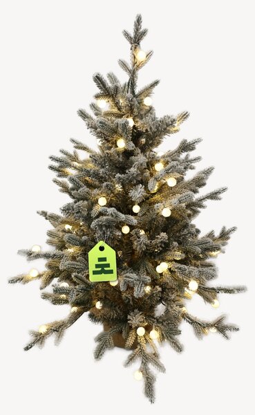 Smrek Prírodný 100 LED 90 cm