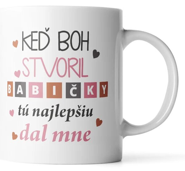 Sablio Hrnček Keď Boh stvoril babičky - 330 ml - standard