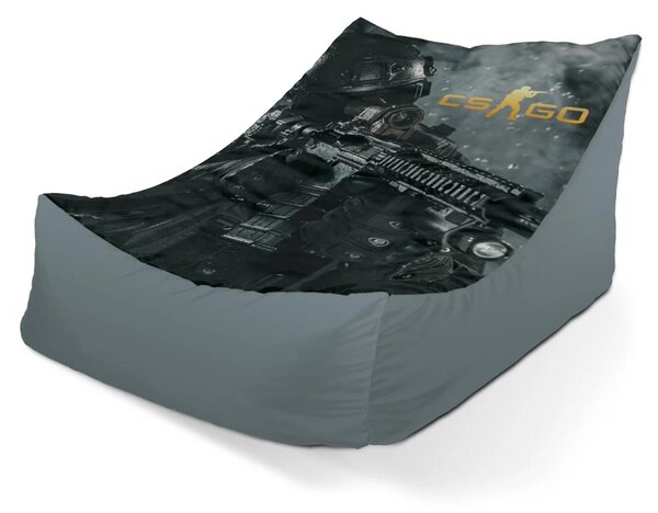 Sablio Sedací vak Lounge CS:GO Vojak 1 - 80 x 95 x 50 cm