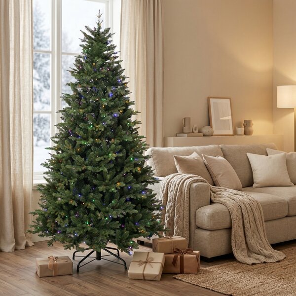 Smrek Prírodný 270 LED 150 cm