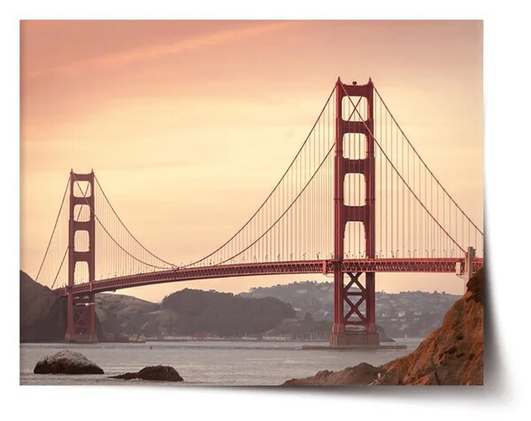 Sablio Plagát Golden Gate 2 - 60x40 cm