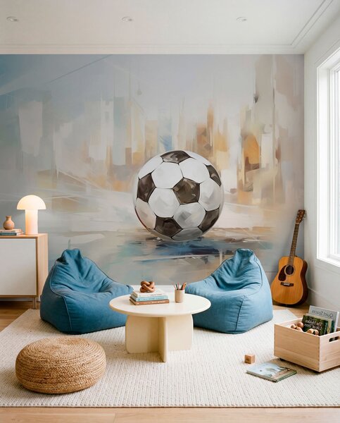 Tapety Futbal v maľovanom svetle, Fototapety abstraktné, w05102 : Uwalls.sk
