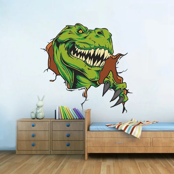 Sablio Samolepka na stenu: Tyrannosaurus - 60x58 cm