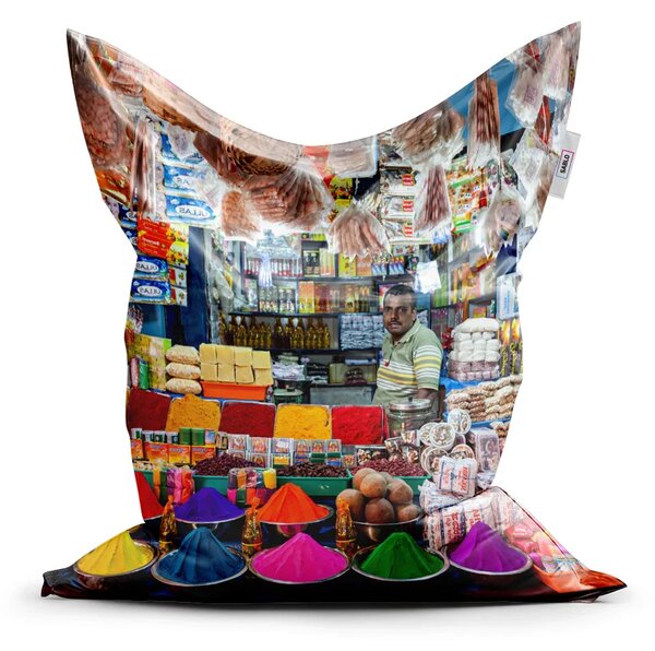 Sablio Sedací vak Farebné korenie - 150x100 cm