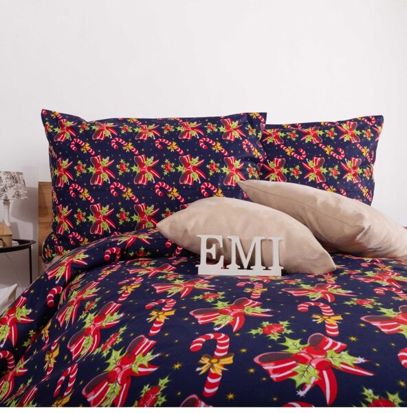 Vianočné obliečky bavlnené Candyland EMI