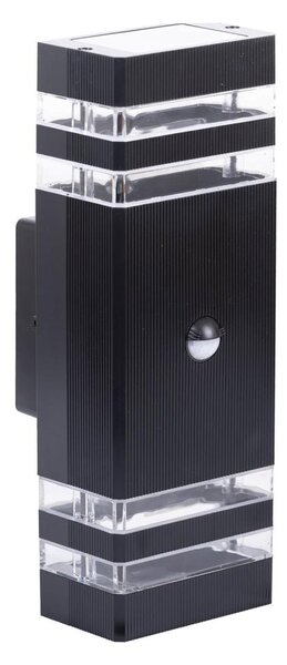 Vonkajšie nástenné svietidlo so senzorom BREZZA 2xGU10/35W/230V IP65