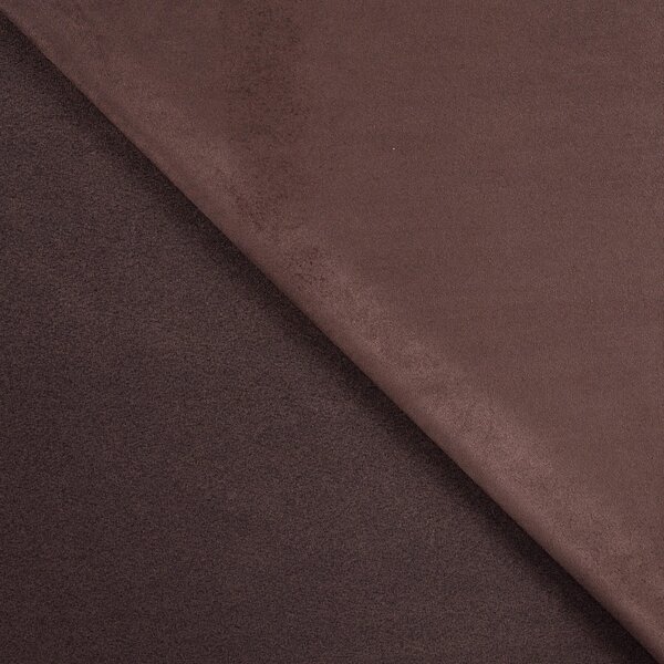 Metráž Kostýmovka Semiš SUEDE Stretch - Hnedá čokoládová