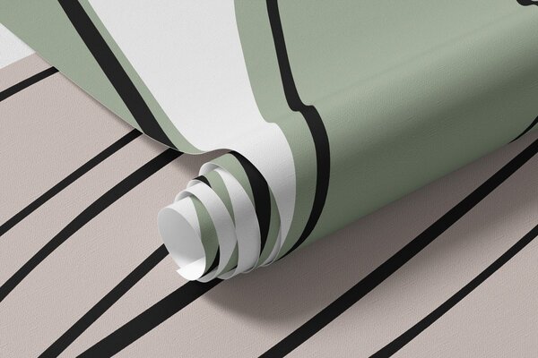 Tapety Kvety v jemných líniách, Moderné fototapety, w05191 : Uwalls.sk