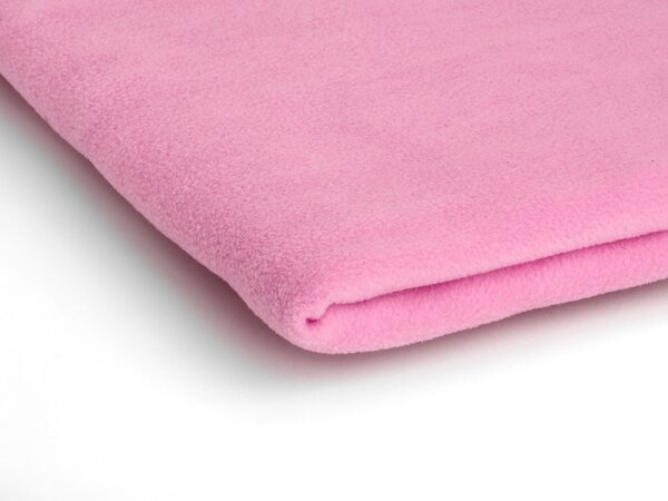 Microfleece farba ružová 20