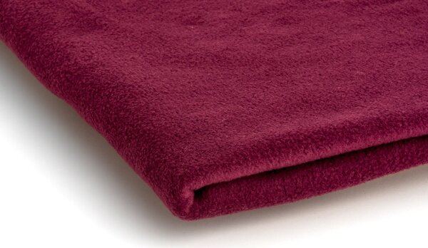 Microfleece farba bordová 30
