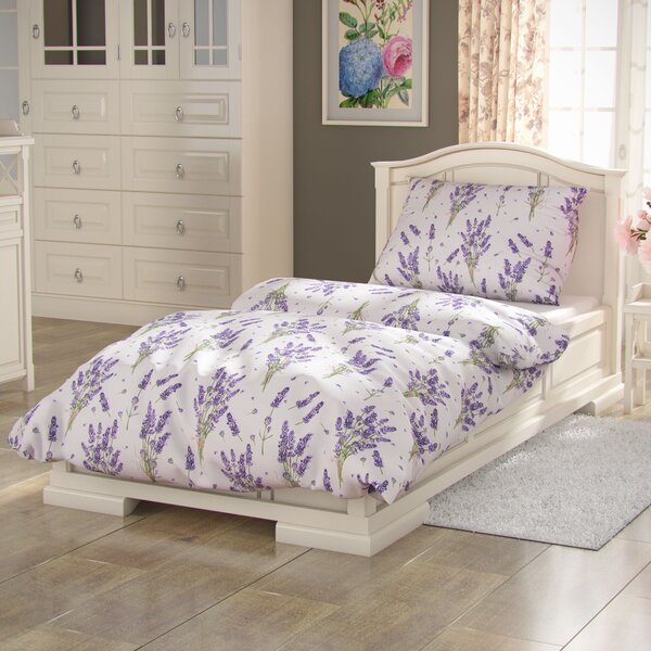 Posteľná bielizeň bavlna Provence - Levandule Barva: fialová/biela, Velikost: obliečka na vankúšik 40x40cm