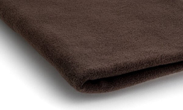 Látka Microfleece barva tm. hnědá 1,55 m x 0,33 m