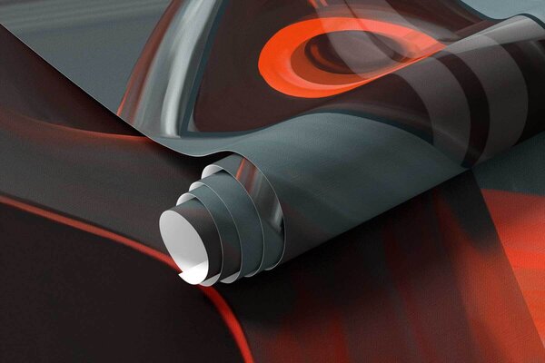 Tapety dynamické športové auto v digitálnom štýle kresby s červenými akcentmi, Jedinečné tapety, w05069v1 : Uwalls.sk