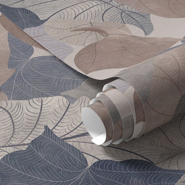 Tapety Zahalené listy v taupe, Tapety príroda, Tapety listy, a01115 : Uwalls.sk