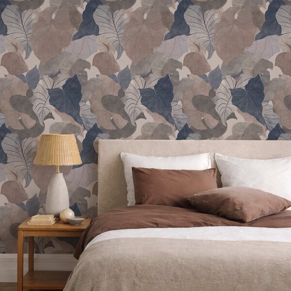 Tapety Zahalené listy v taupe, Tapety príroda, Tapety listy, a01115 : Uwalls.sk