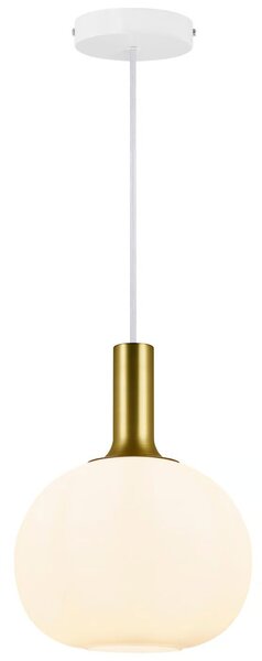 Závesný luster z opálového skla Alton pre žiarovku E27 ø25cm – LED lustre a svietidlá > Lustre