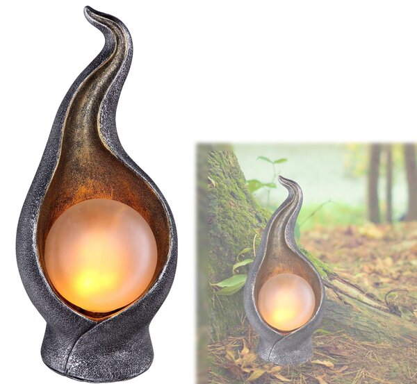 Solárne svetlo záhradná dekorácia plameň solárna lampa vonkajšie vonkajšie svetlo solárne 33439
