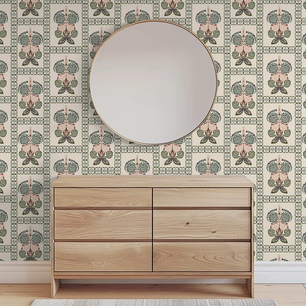 Tapety Ľudová kvetinová mozaika, Tapety kvety, a01125 : Uwalls.sk