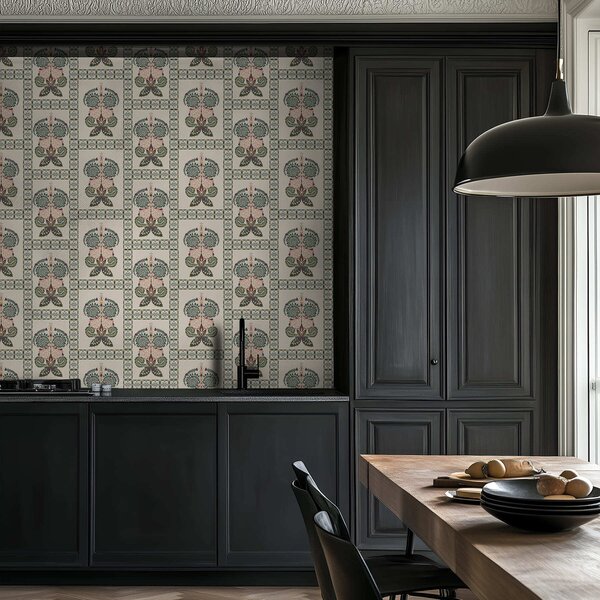 Tapety Ľudová kvetinová mozaika, Tapety kvety, a01125 : Uwalls.sk
