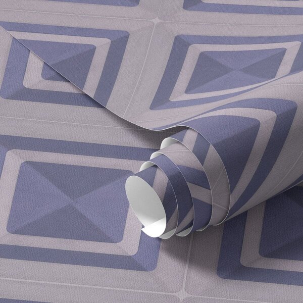 Tapety Geometrický diamantový vzor v modrých odtieňoch, Tapety abstraktné, a01128v1 : Uwalls.sk