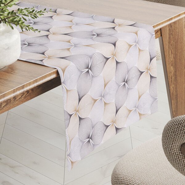 Biante Dekoračný behúň na stôl PML-031 Designové geometrické obrazce na bielom 20x120 cm