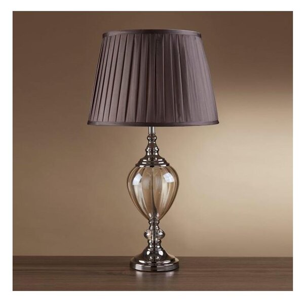 Searchlight EU3721AM - Stolná lampa GREYSON 1xE27/60W/230V