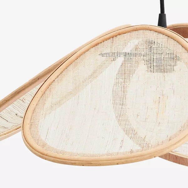 Stropná lampa Rattan and Linen