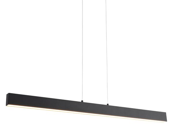 Závesná lampa čierna vrátane LED 3-krokové stmievanie 2700-4000K s prepínačom Dip - Keane