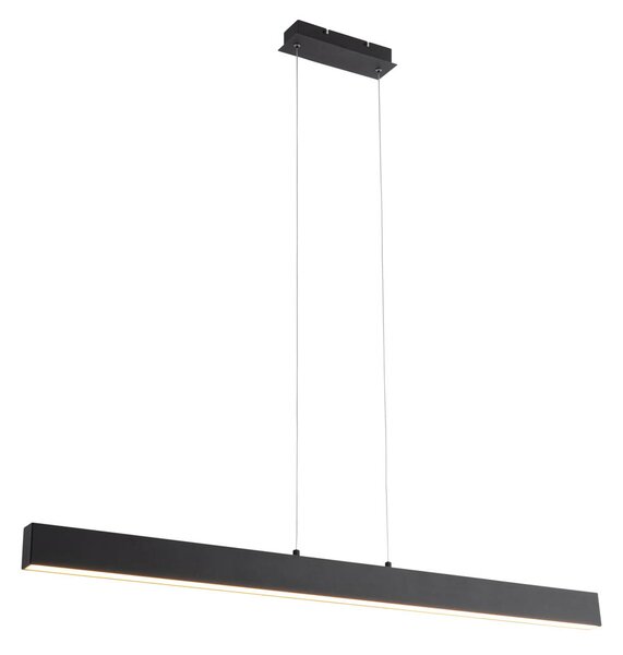 Závesná lampa čierna vrátane LED 3-krokové stmievanie 2700-4000K s prepínačom Dip - Keane