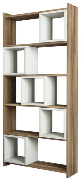 ASIR Knižnica BOX orech krémová