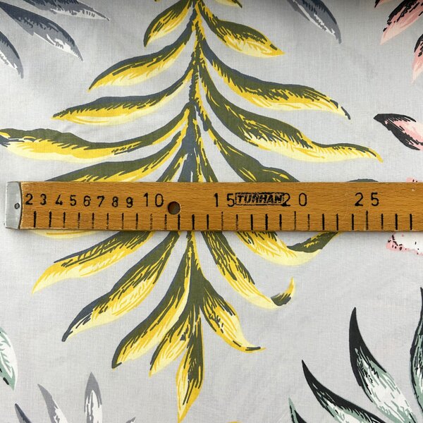 Ervi Bavlnená látka/plátno š.240cm - Farebné tropické listy č.23584-4, metráž