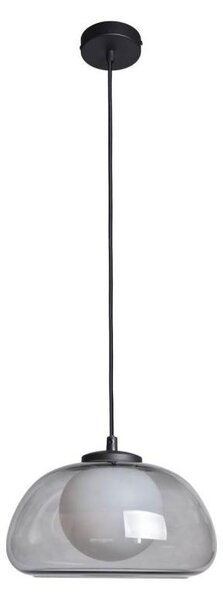ITALUX PND-54637-1-BK-SG -Závesný luster na lanku AINALE 1xG9/7W/230V čierna/dymovo čierna