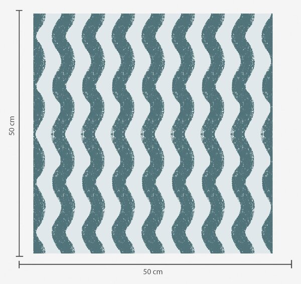 Tapety Vlnitý vzor v tmavo-tyrkysovej farbe na svetlom pozadí, Tapety geometria, Tapety pruhy, a01188v3 : Uwalls.sk