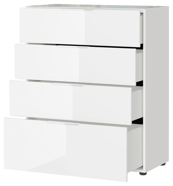KOMODA, biela, 83/102/42 cm Premium Living - Komody