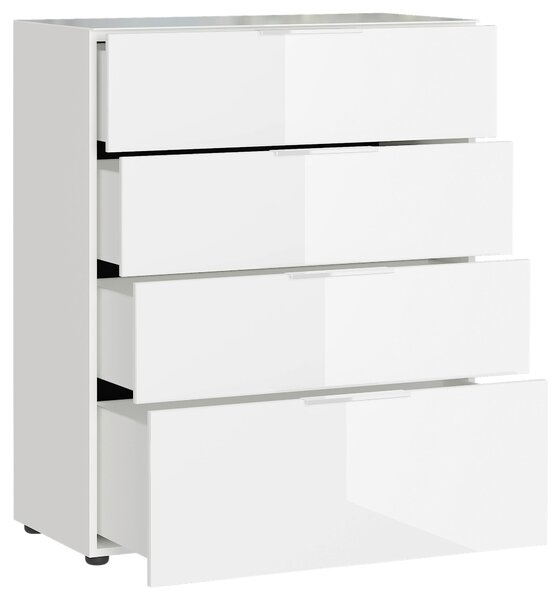 KOMODA, biela, 83/102/42 cm Premium Living - Komody