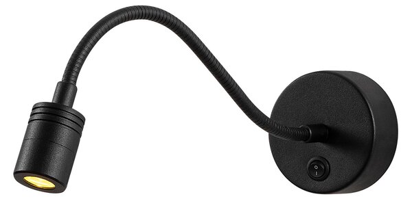 ASIR Nástenná lampa READING čierna