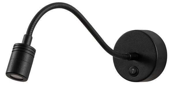 ASIR Nástenná lampa READING čierna